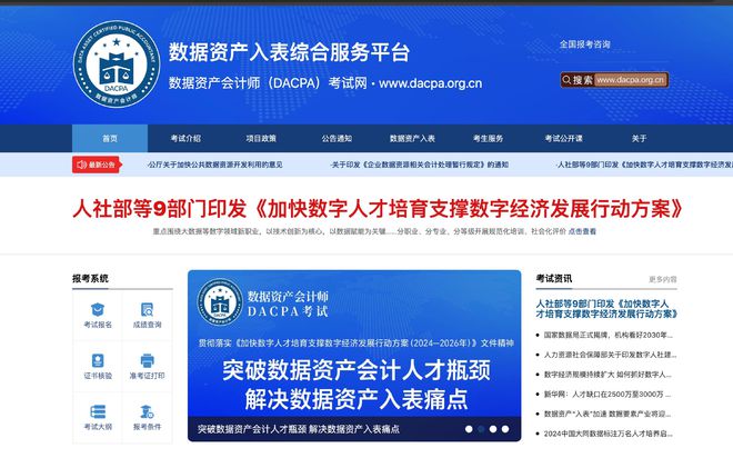 数据资产会计师（DACPA）考试网：DACPA考试大纲解读(图2)