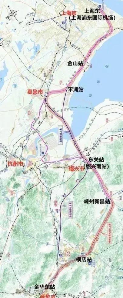 沪绍金城际铁路最新动态线路方案又有变化诸暨、嵊州二选一(图4)