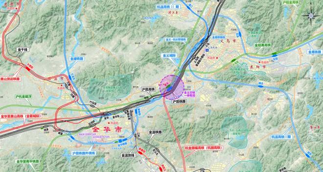 沪绍金城际铁路最新动态线路方案又有变化诸暨、嵊州二选一(图7)