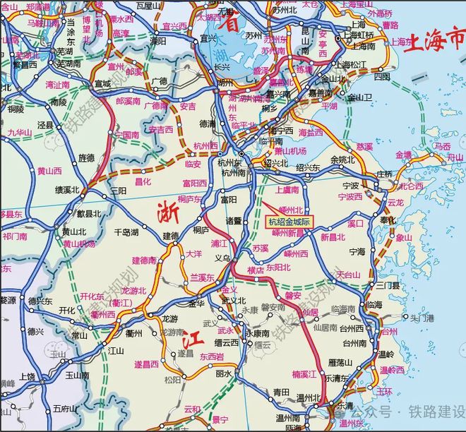 沪绍金城际铁路最新动态线路方案又有变化诸暨、嵊州二选一(图8)